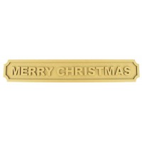 Laser cut 'Merry Christmas' 3D Large Street Signs - 6mm - Curved Corners